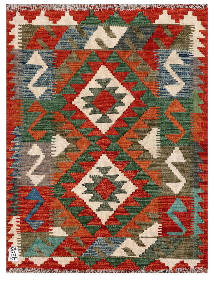 Maimana Afghanistan Kilim Rug - 112 x 84 cm