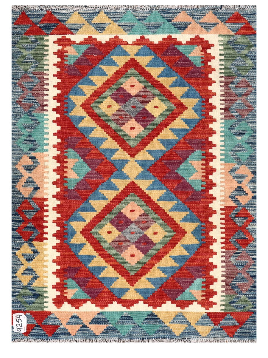 Maimana Afghanistan Kilim Rug - 110 x 80 cm