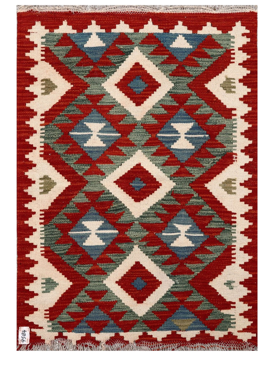 Maimana Afghanistan Kilim Rug - 116 x 81 cm