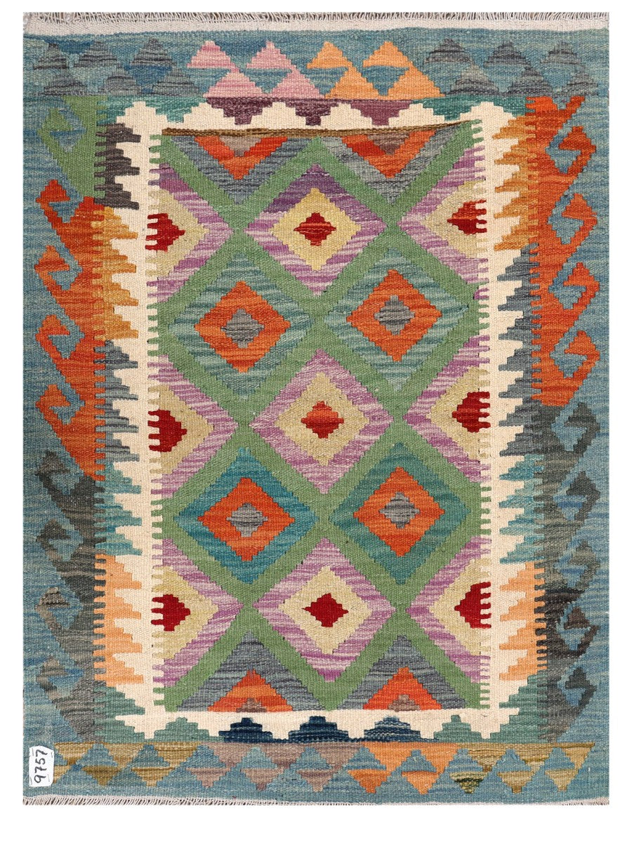 Maimana Afghanistan Kilim Rug - 115 x 85 cm