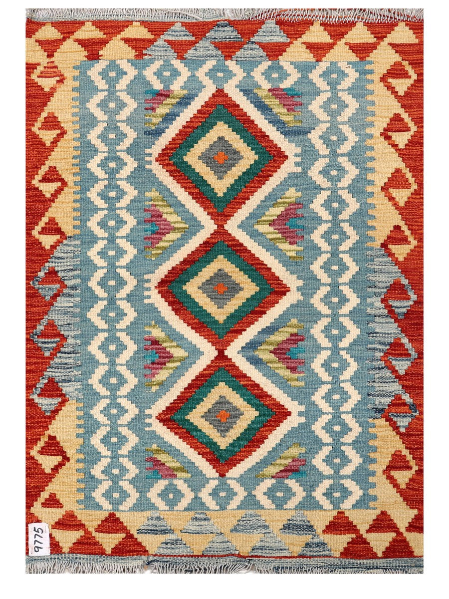 Maimana Afghanistan Kilim Rug - 115 x 81 cm