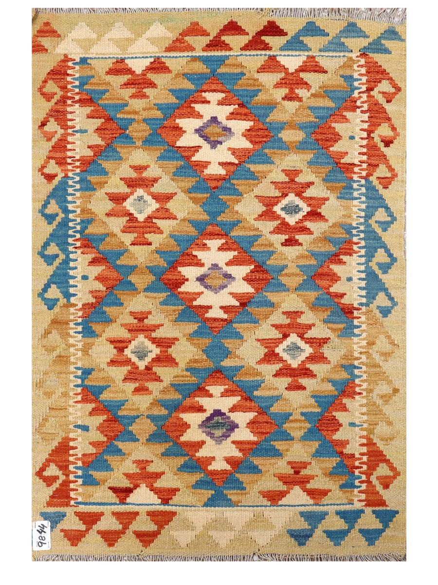 Maimana Afghanistan Kilim Rug - 121 x 82 cm