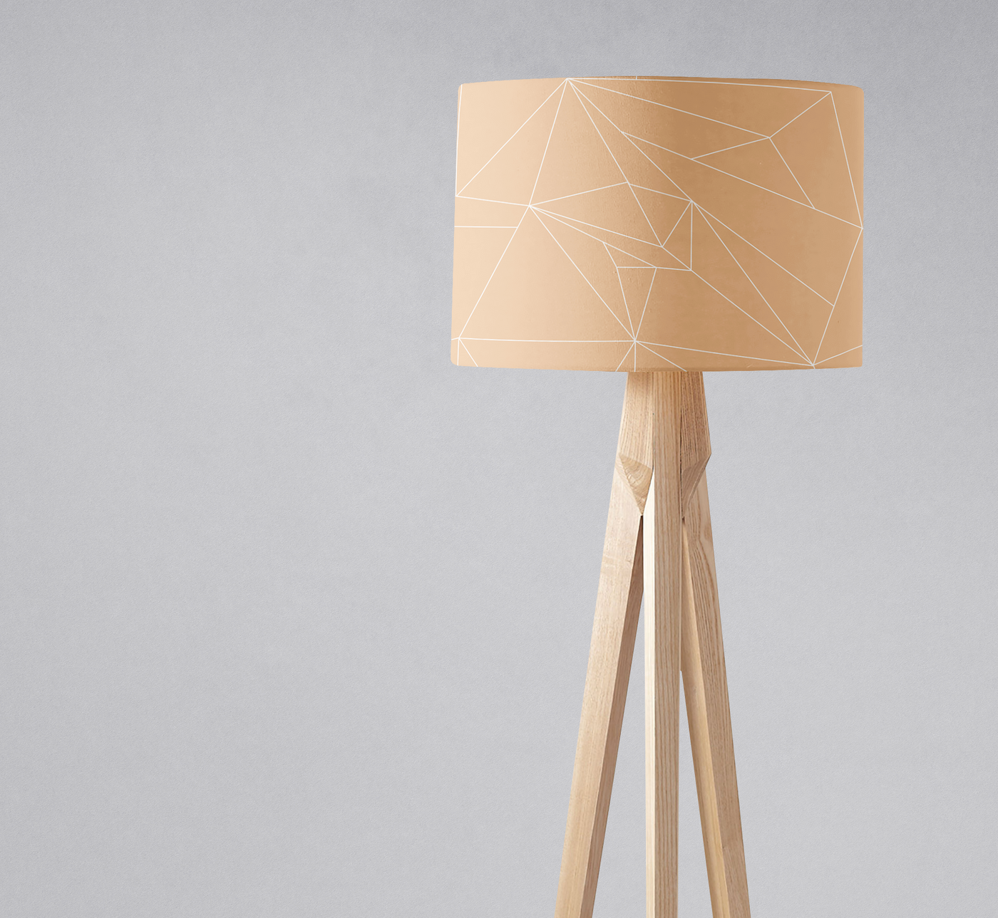 Beige Minimalist Lampshade – Ceiling & Table Compatible