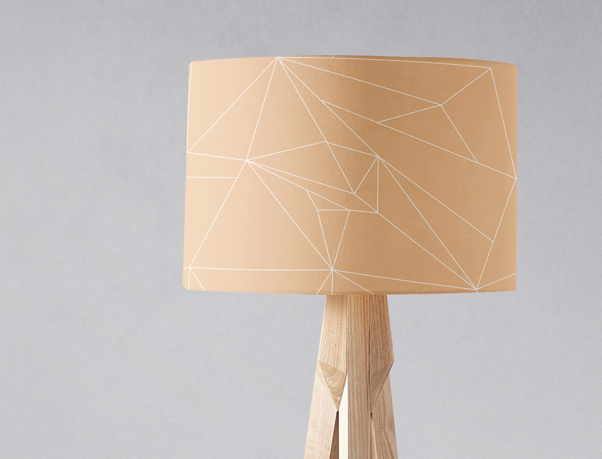 Beige Minimalist Lampshade – Ceiling & Table Compatible