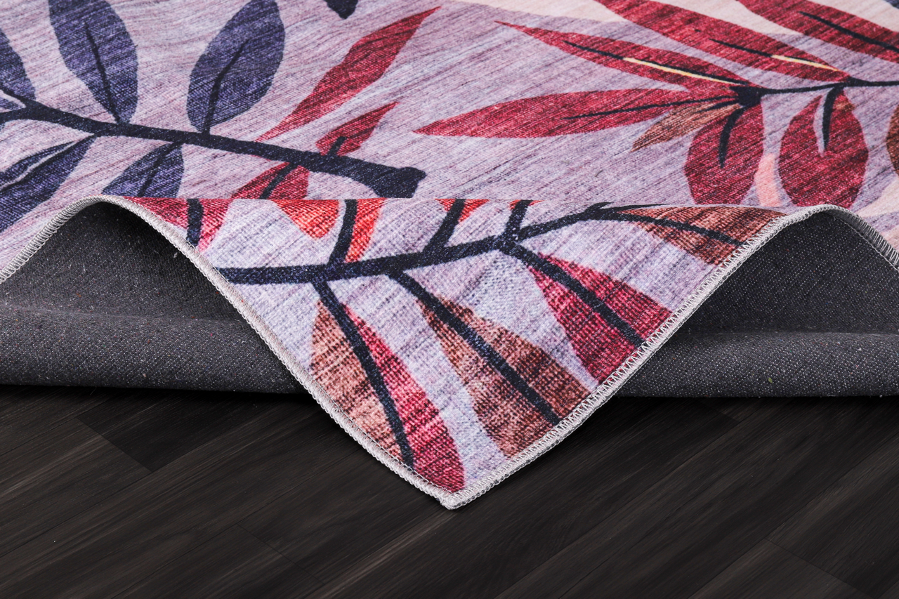 Netline Home Rugs Depot Modern Beige Floral Washable Rug Design 3001