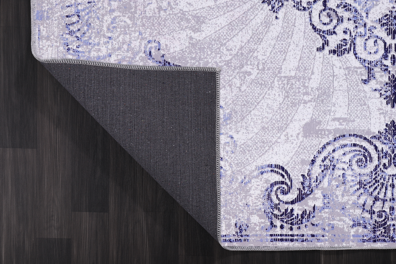 Netline Home Rugs Depot Modern Beige Floral Washable Rug Design NL1009