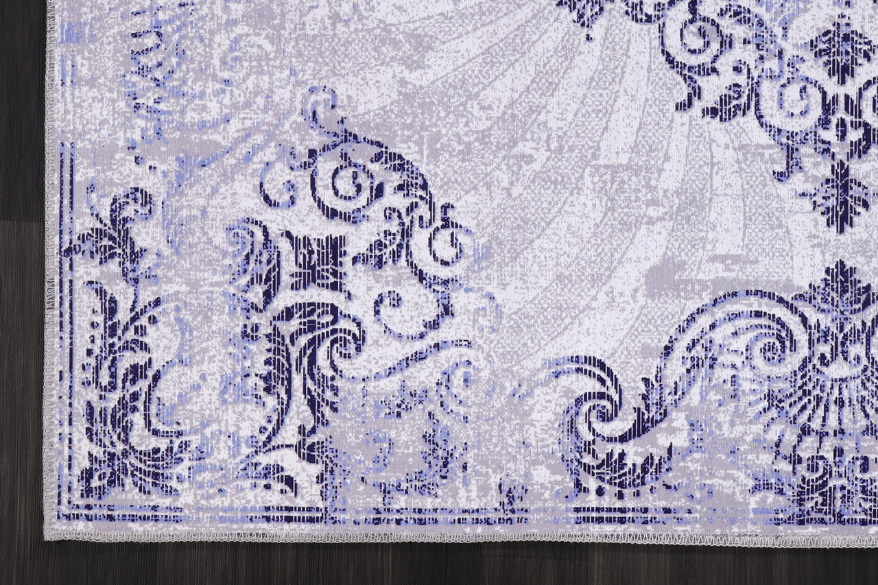 Netline Home Rugs Depot Modern Beige Floral Washable Rug Design NL1009