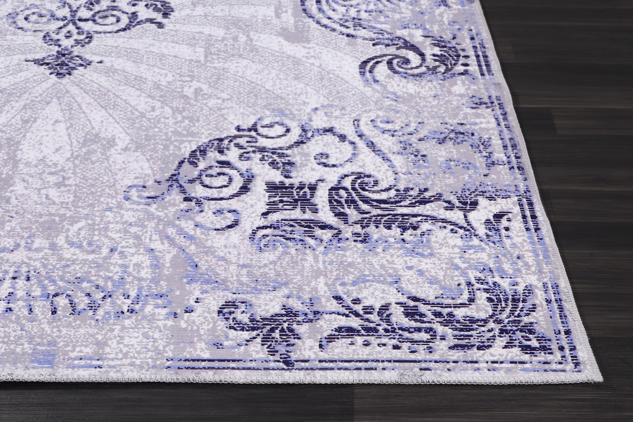 Netline Home Rugs Depot Modern Beige Floral Washable Rug Design NL1009