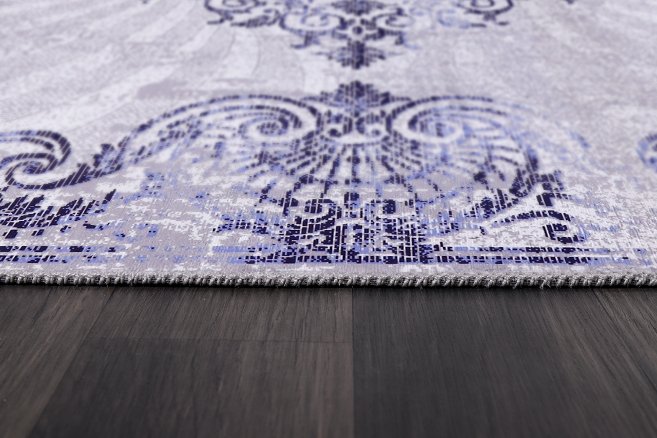 Netline Home Rugs Depot Modern Beige Floral Washable Rug Design NL1009