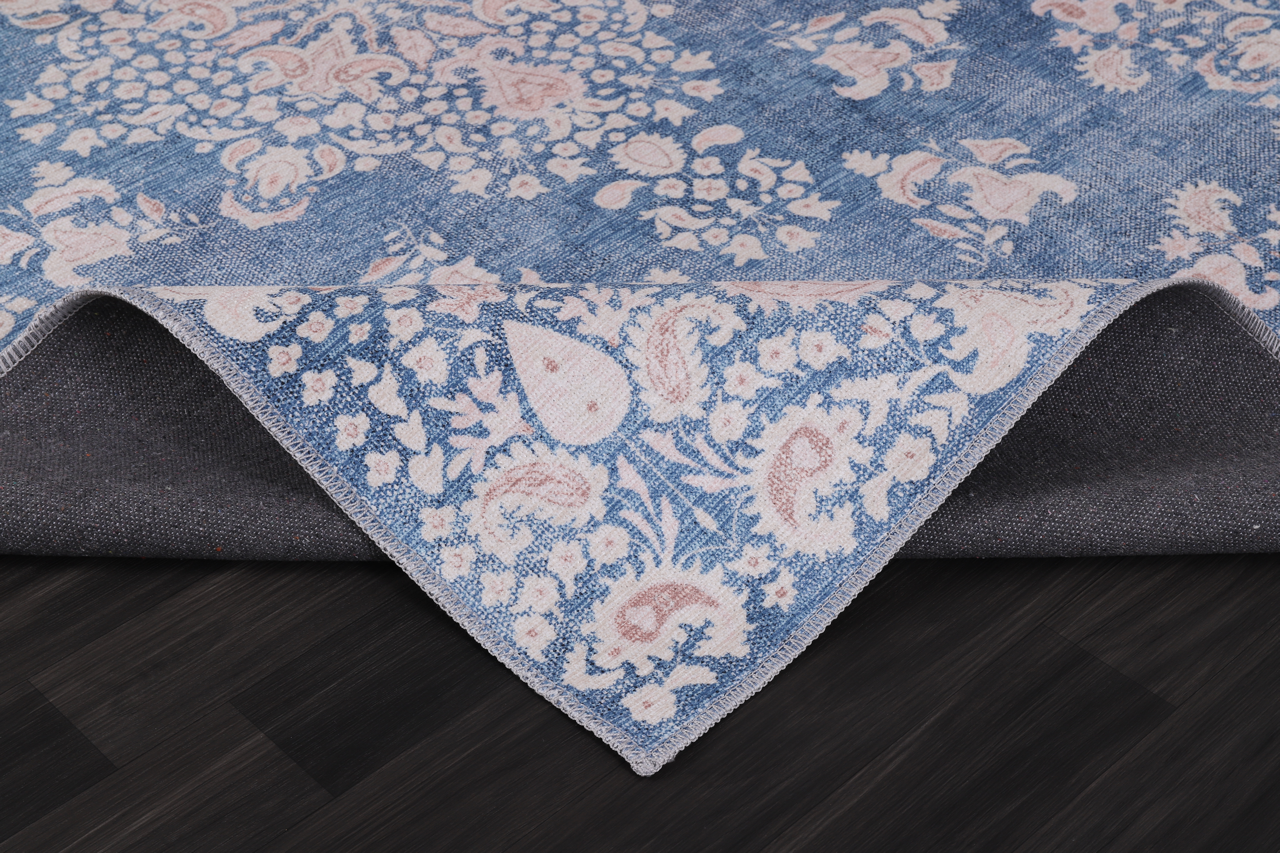 Netline Home Rugs Depot Modern Beige Floral Washable Rug Design R3