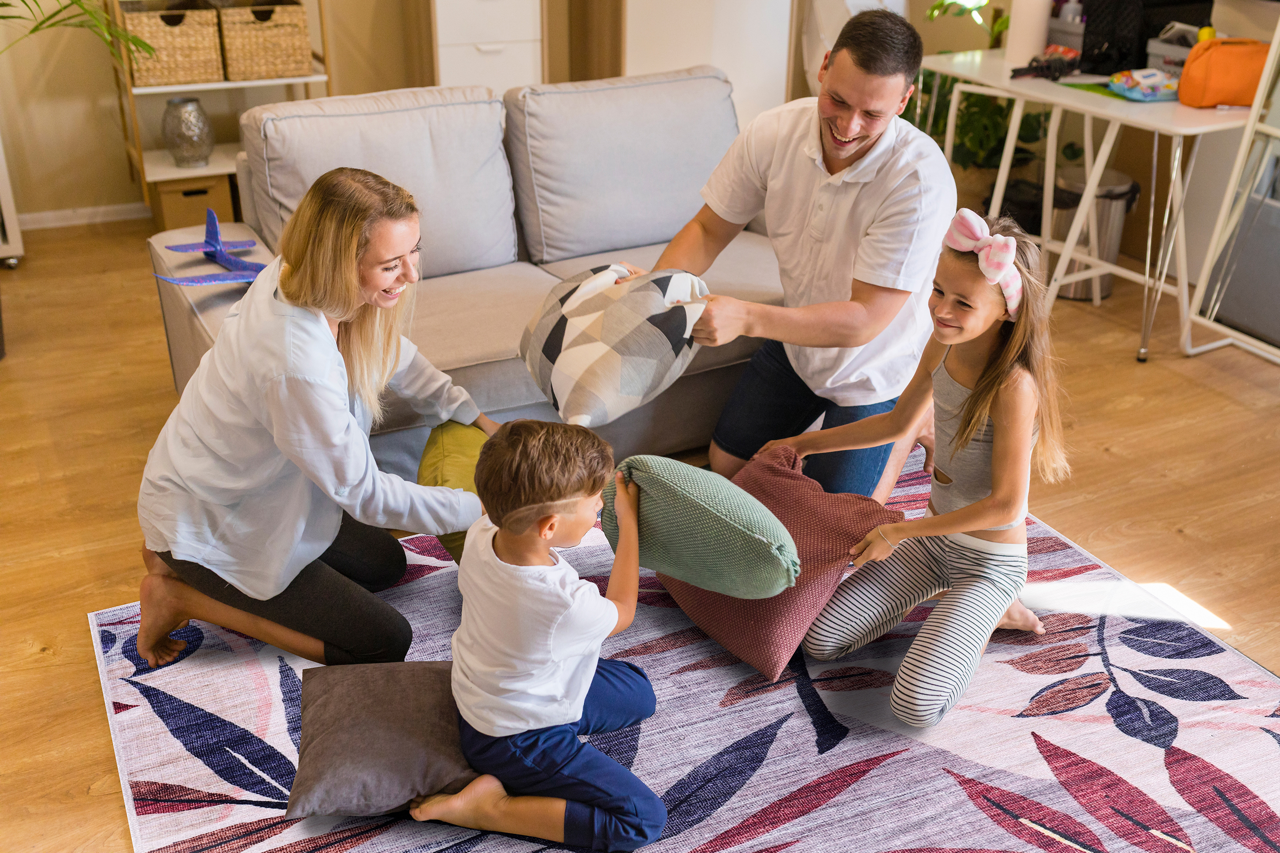 Netline Home Rugs Depot Modern Beige Floral Washable Rug Design 3001