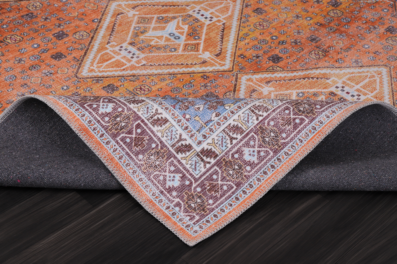 Netline Home Rugs Depot Tribal Multicolor Geometric Washable Rug Design R1