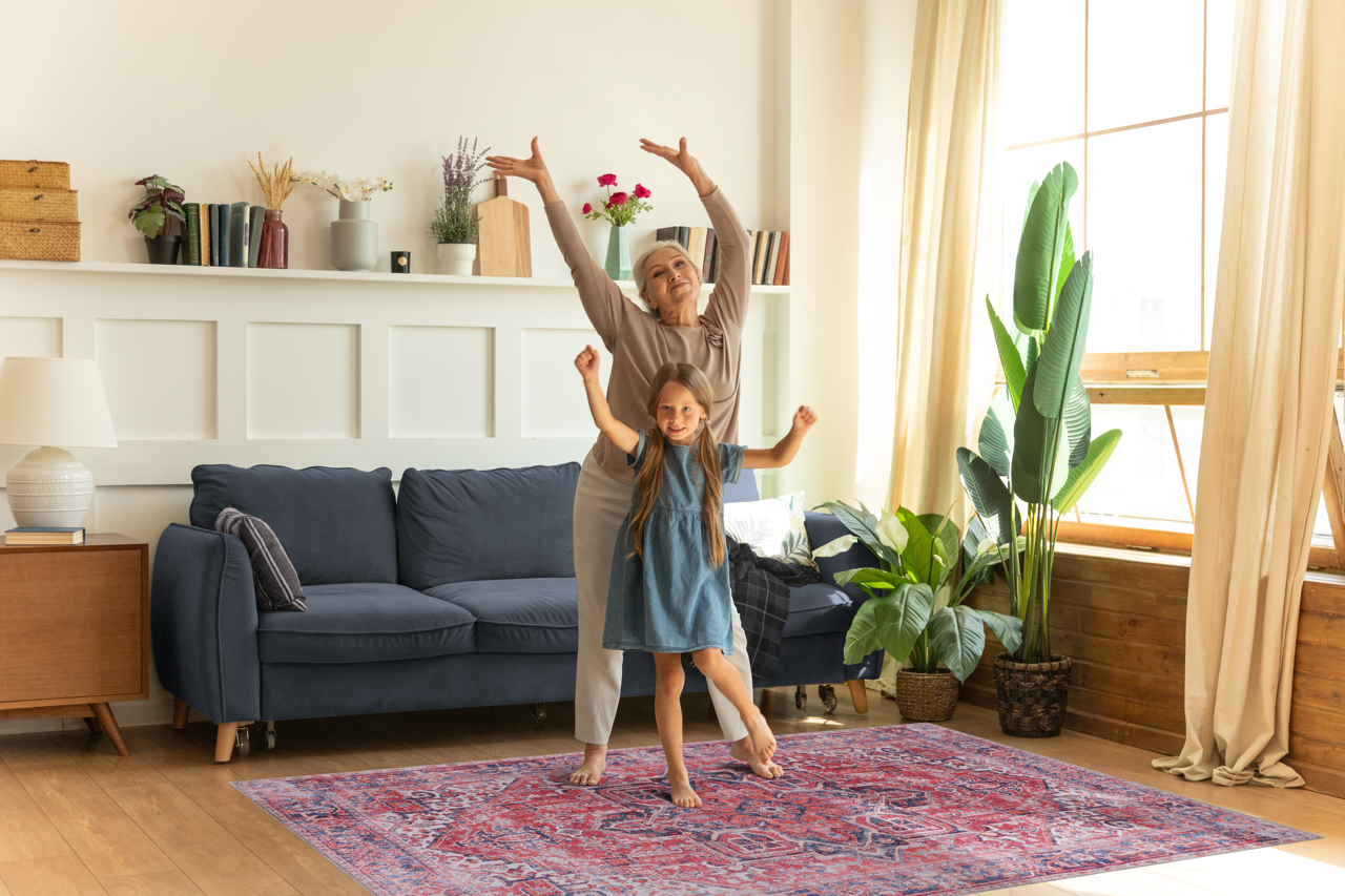 Netline Home Rugs Depot Traditional Medallion Washable Rug Design NL1001