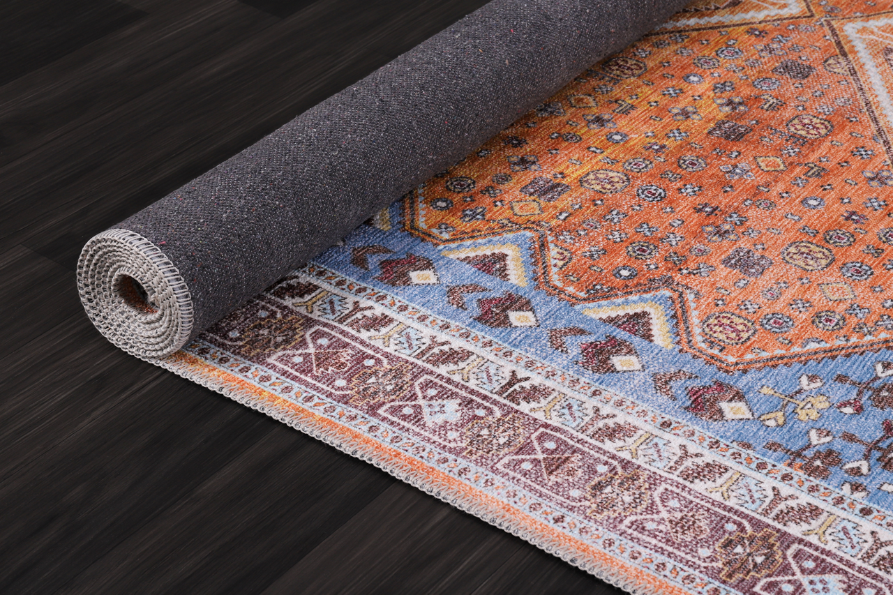 Netline Home Rugs Depot Tribal Multicolor Geometric Washable Rug Design R1