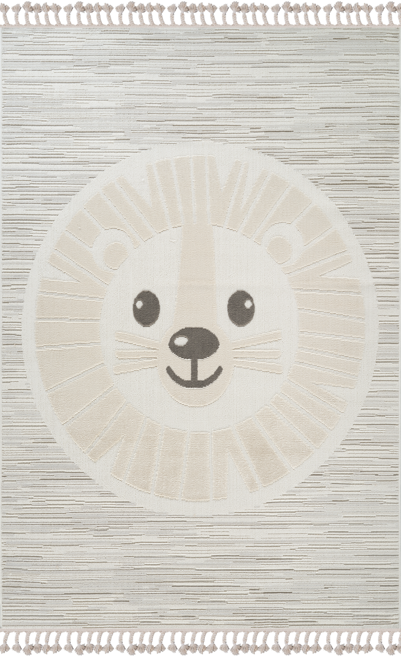 Multicolor kids' washable area rug by Netline Home with vibrant patterns, made of 100% polyester, non-shed and easy to clean.