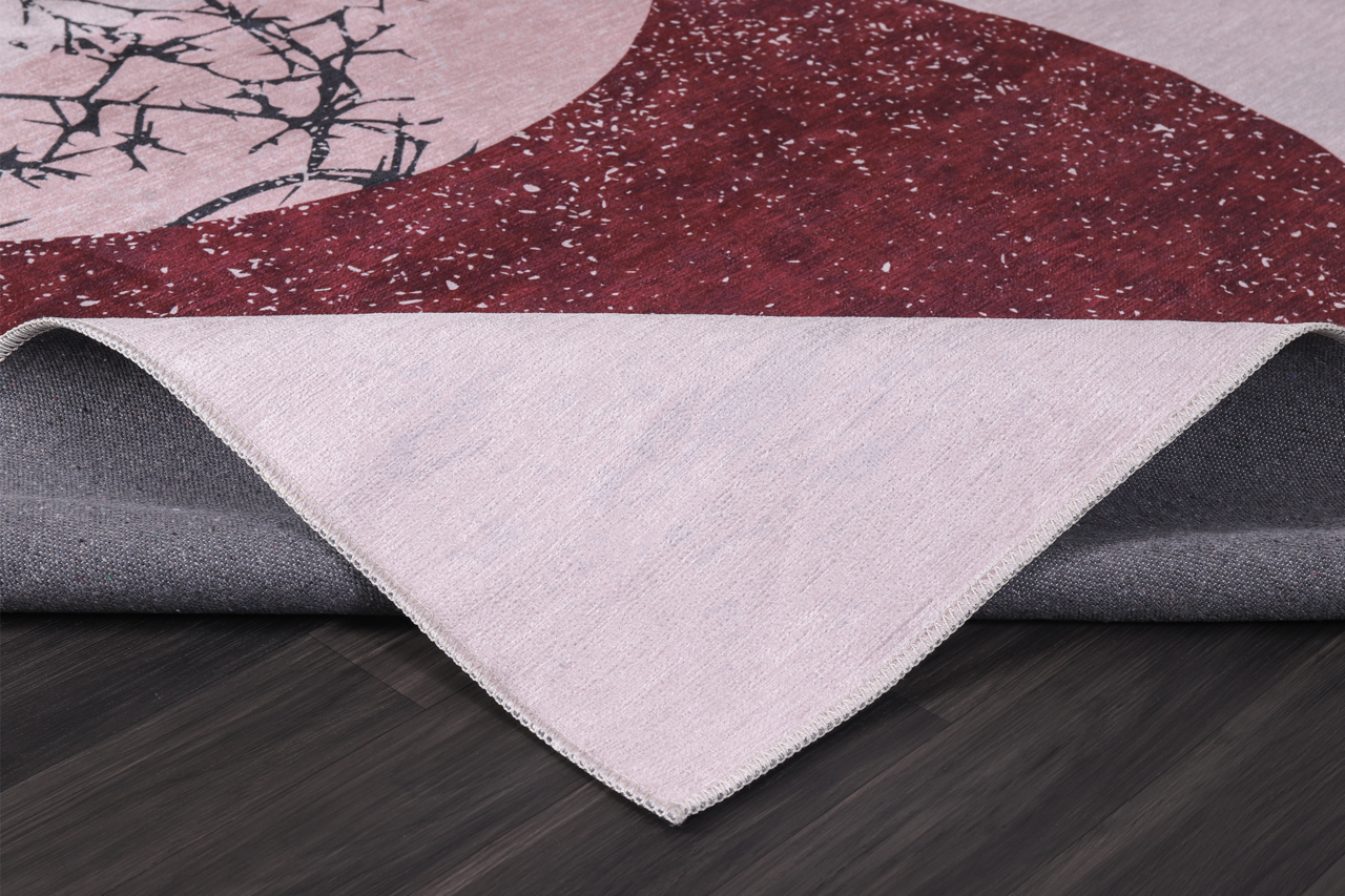 Netline Home Rugs Depot - Geometric Black & White Patchwork Washable Rug, Design NL1003