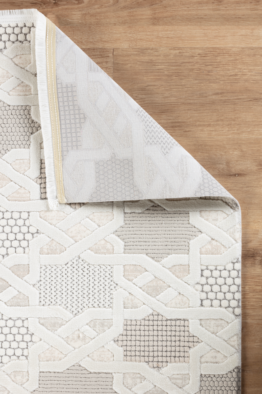 Netline Home Rugs Depot Modern Boyut Area Rug – Polypropylene and Polyester, Non‑Shed, Easy‑Clean