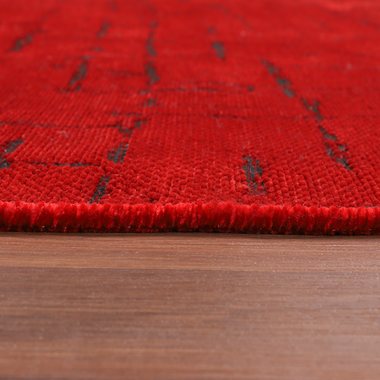 Netline Home Machine Washable Rug NT201 – RED Soft Chenille