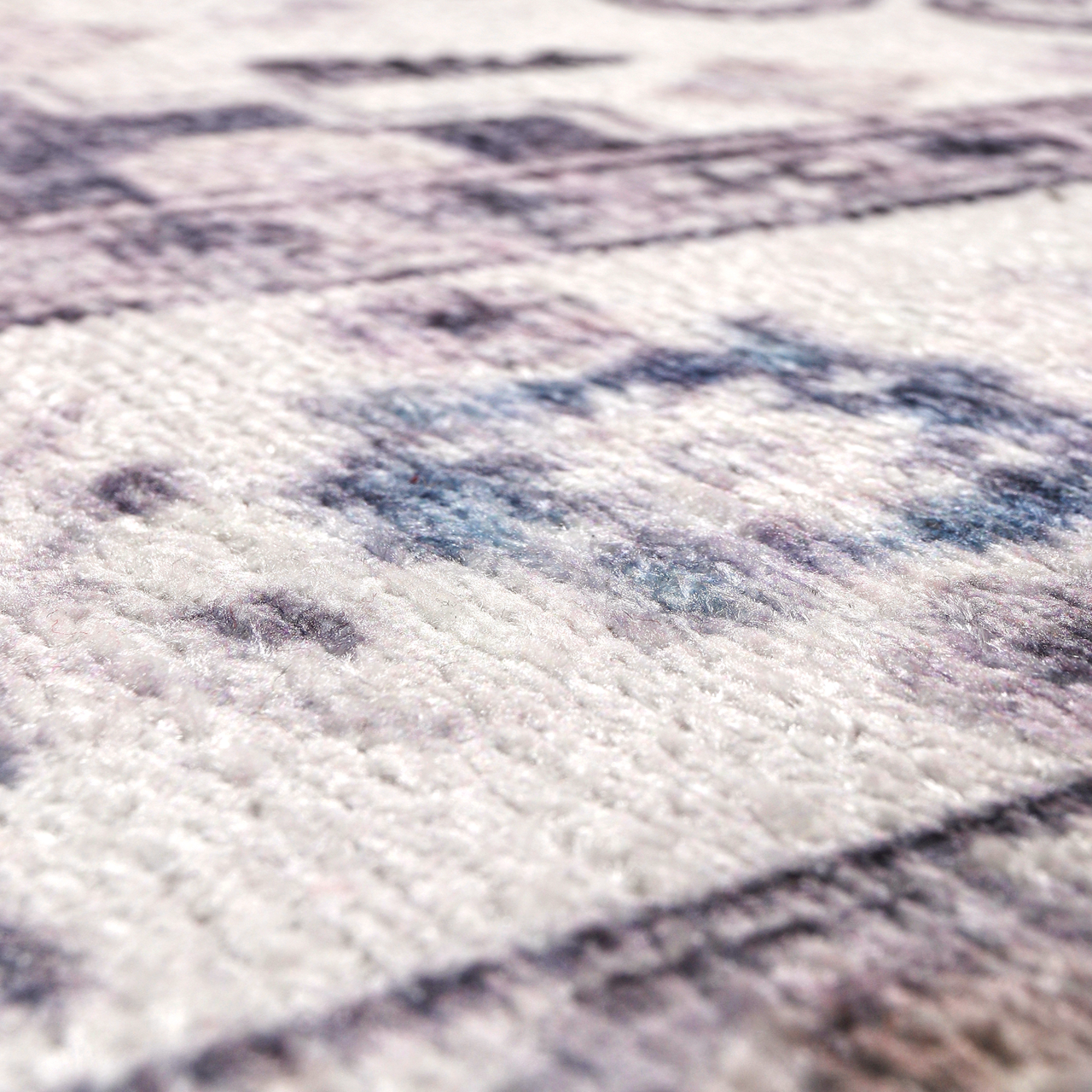 Netline Home Rugs Depot - Modern Beige Floral Washable Rug - Design KELIM2001