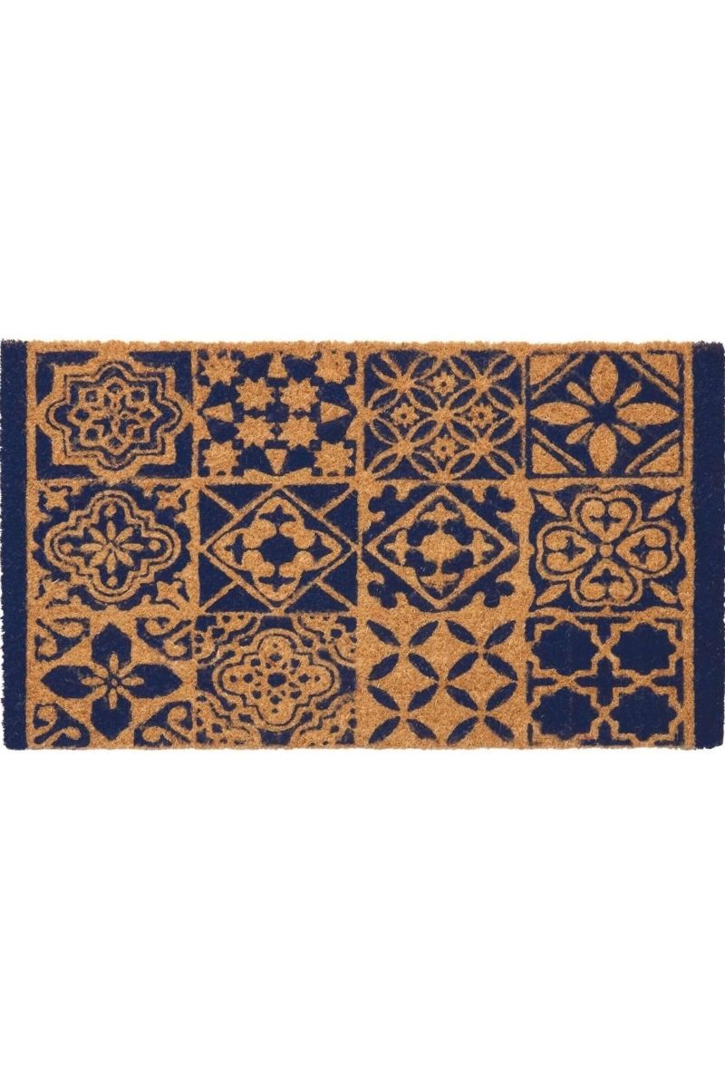 Coir Tile Blue Mat 40x70 cm – 140