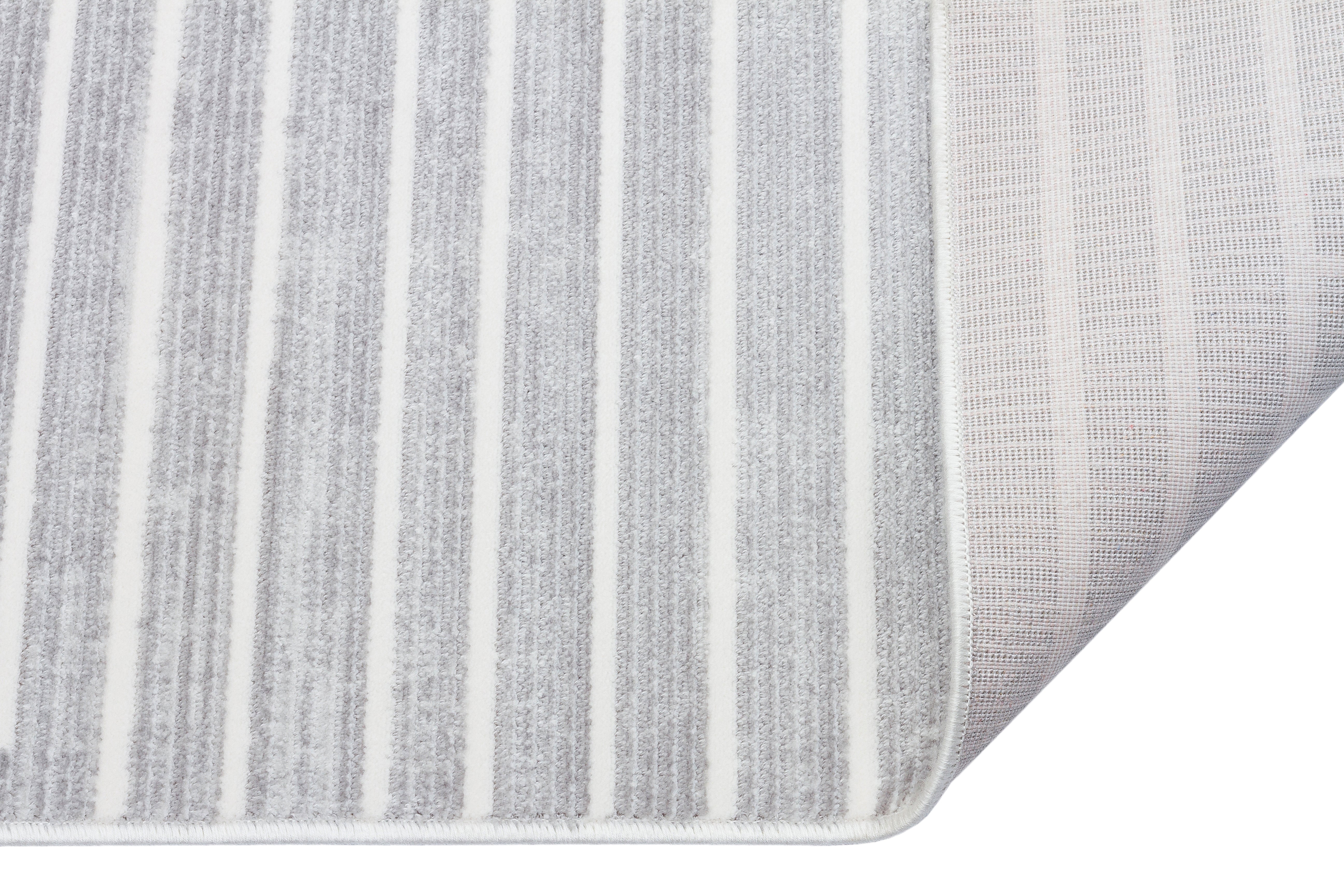 Tappeto moderno grigio Netline Home Rugs Depot Cunda CN015 – 100% acrilico, anti-pelucchi, facile da pulire, resistente | Camera da letto, studio, cameretta, ingresso