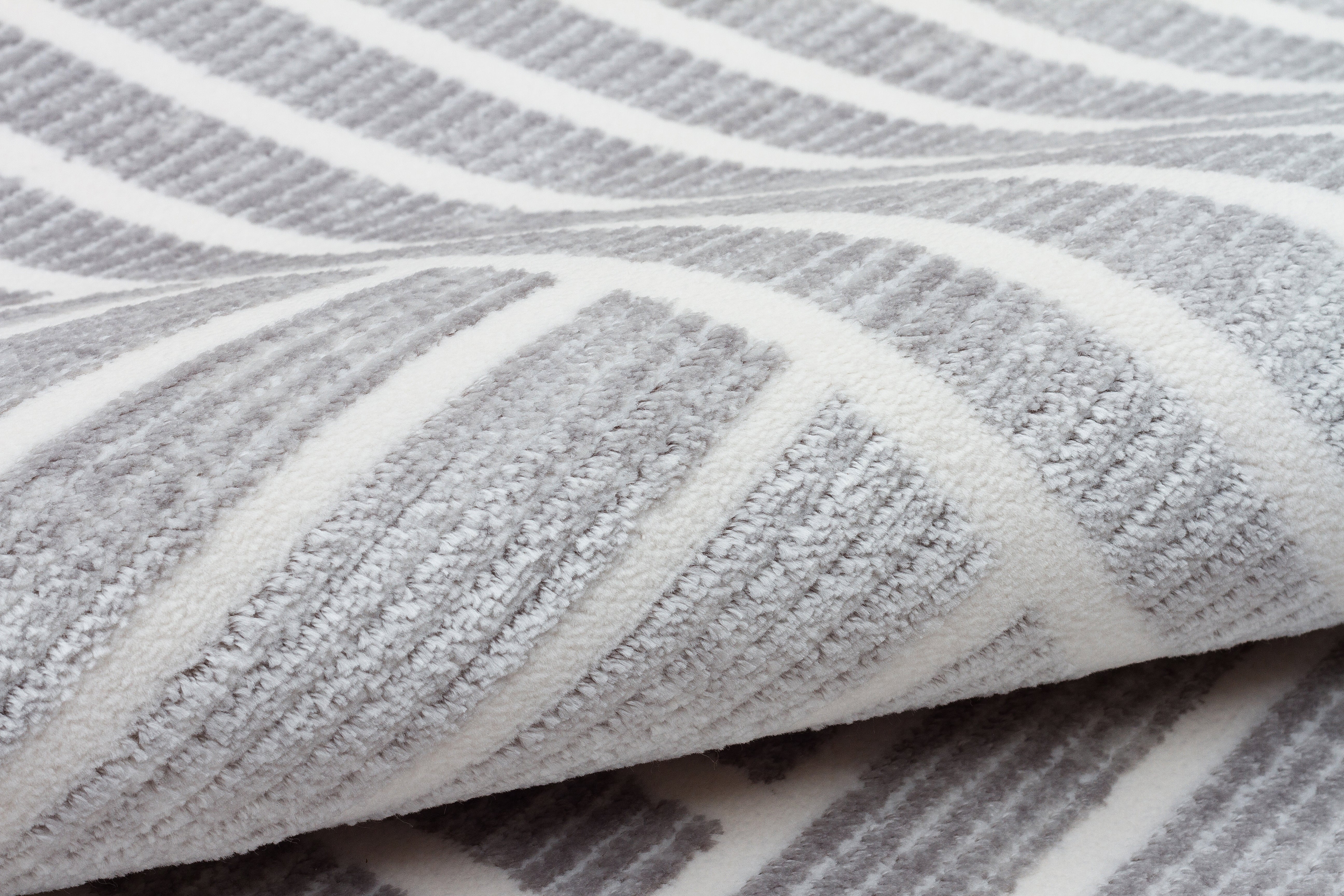 Tappeto moderno grigio Netline Home Rugs Depot Cunda CN015 – 100% acrilico, anti-pelucchi, facile da pulire, resistente | Camera da letto, studio, cameretta, ingresso