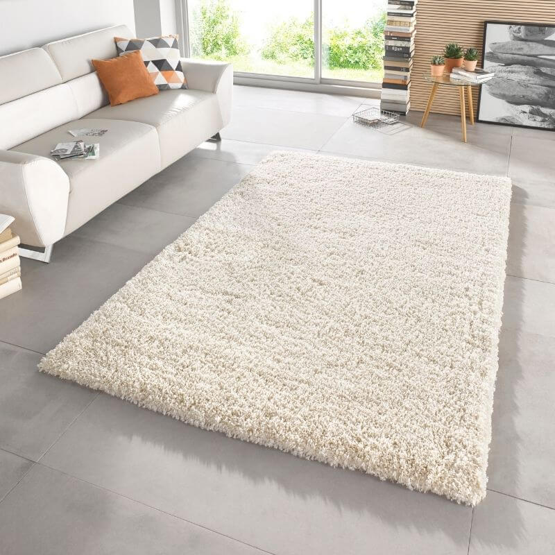 Deep-Pile Rug Venice Cream colour