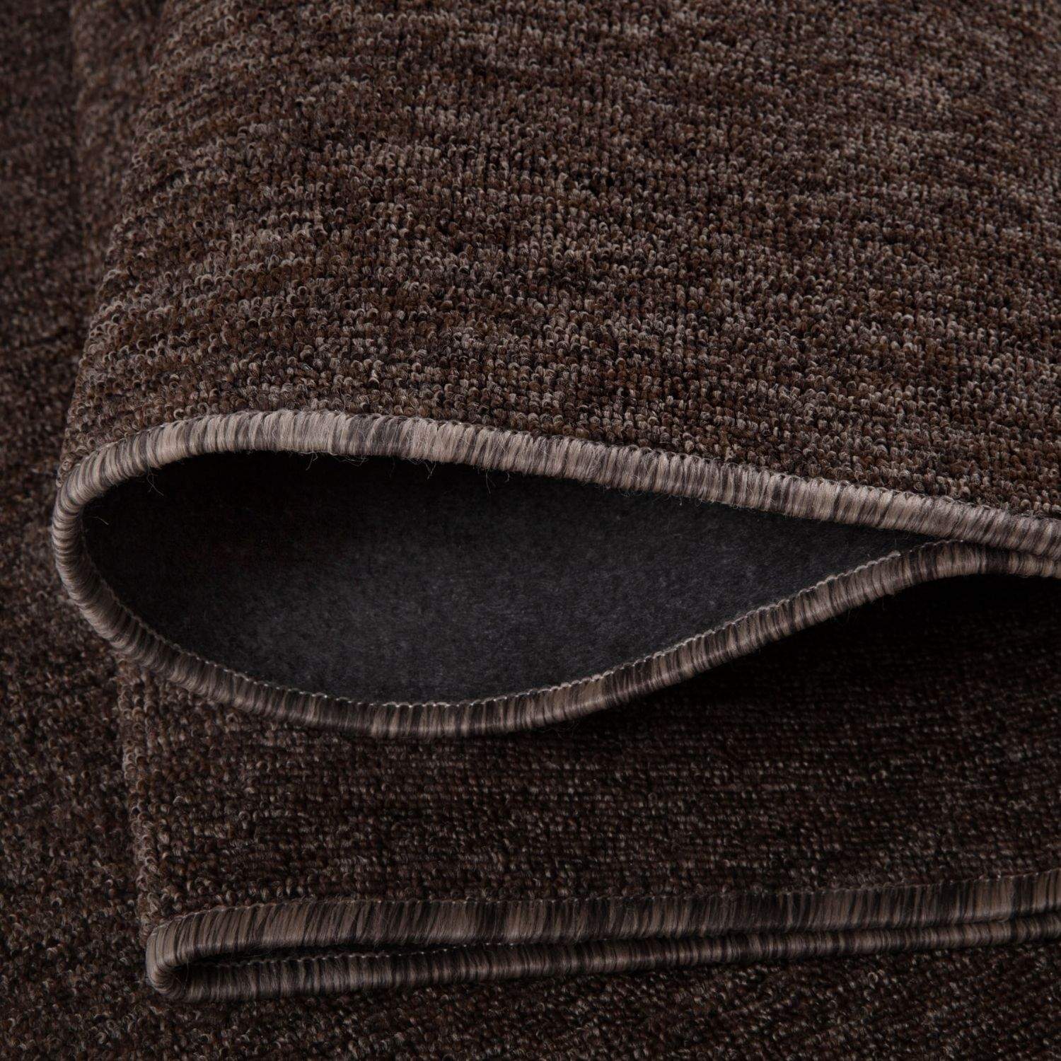 Flex Brown Low Pile Solid Rug