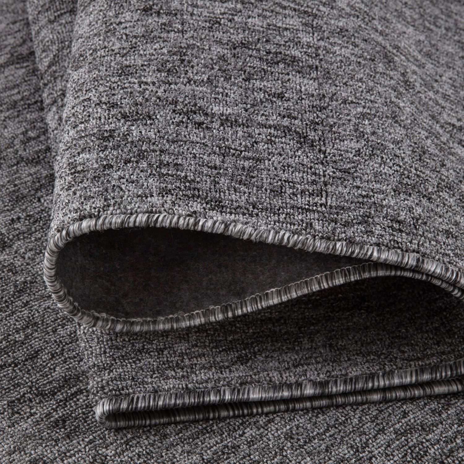 Flex Grey Low Pile Solid Rug