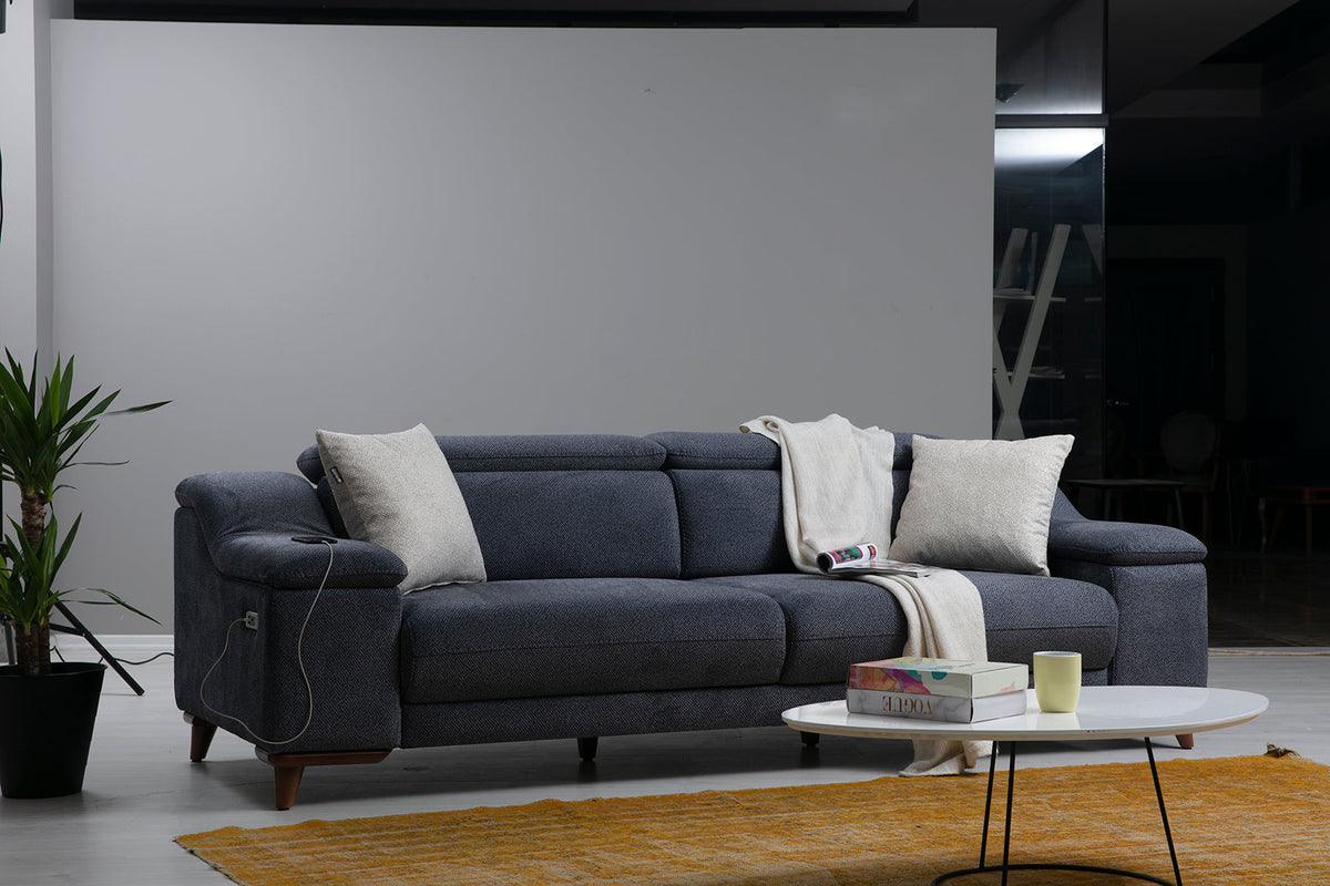 Mustang 3 Seater Sofa (S) by Netline Interiors