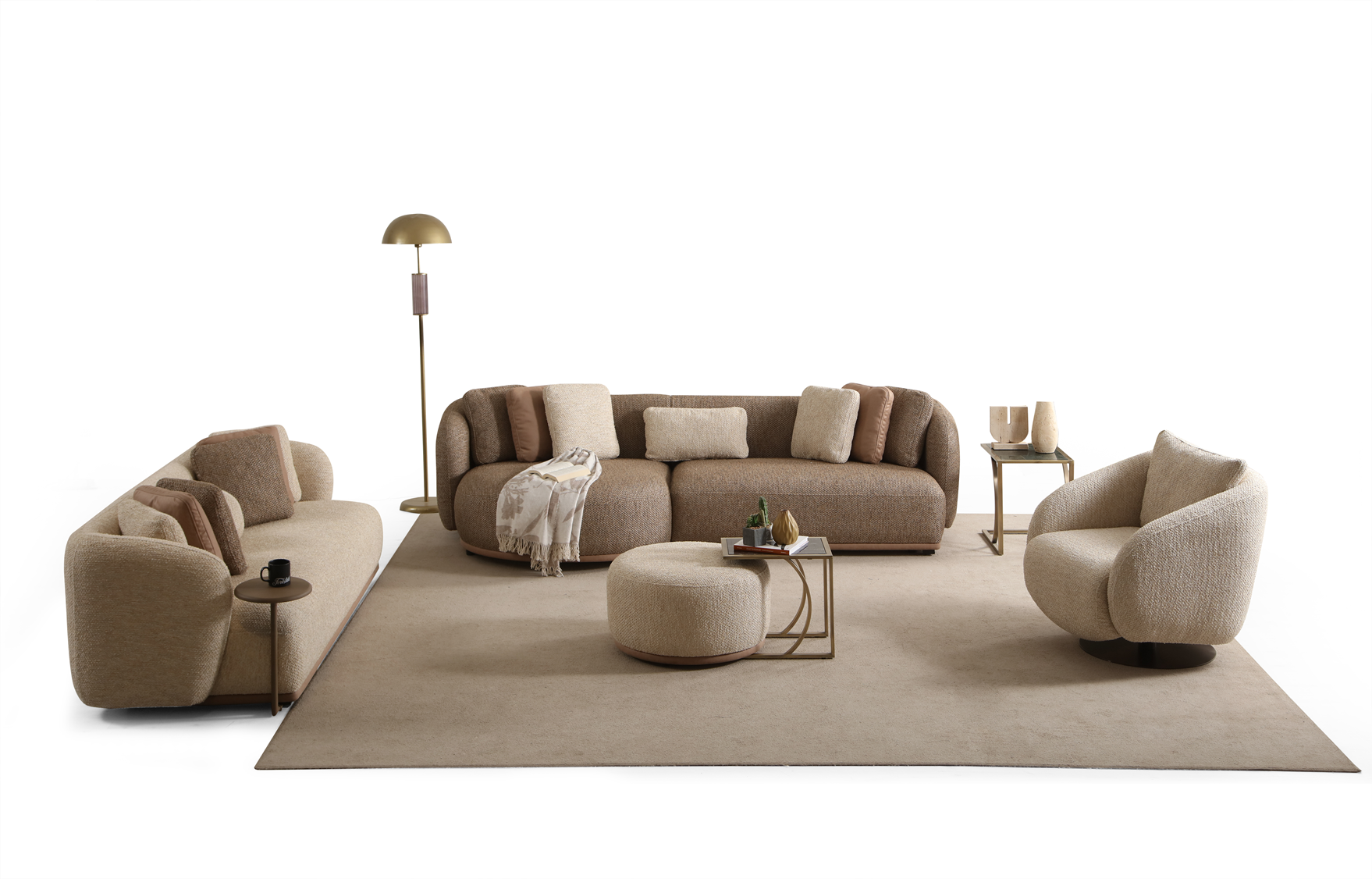 Modern Matiz Vision sofa set by Netline Home Interior in a stylish living room with plush cushions and sleek design.