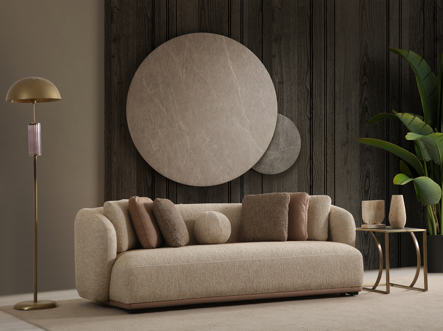 Netline Home Matiz Vision 3-Seater Sofa