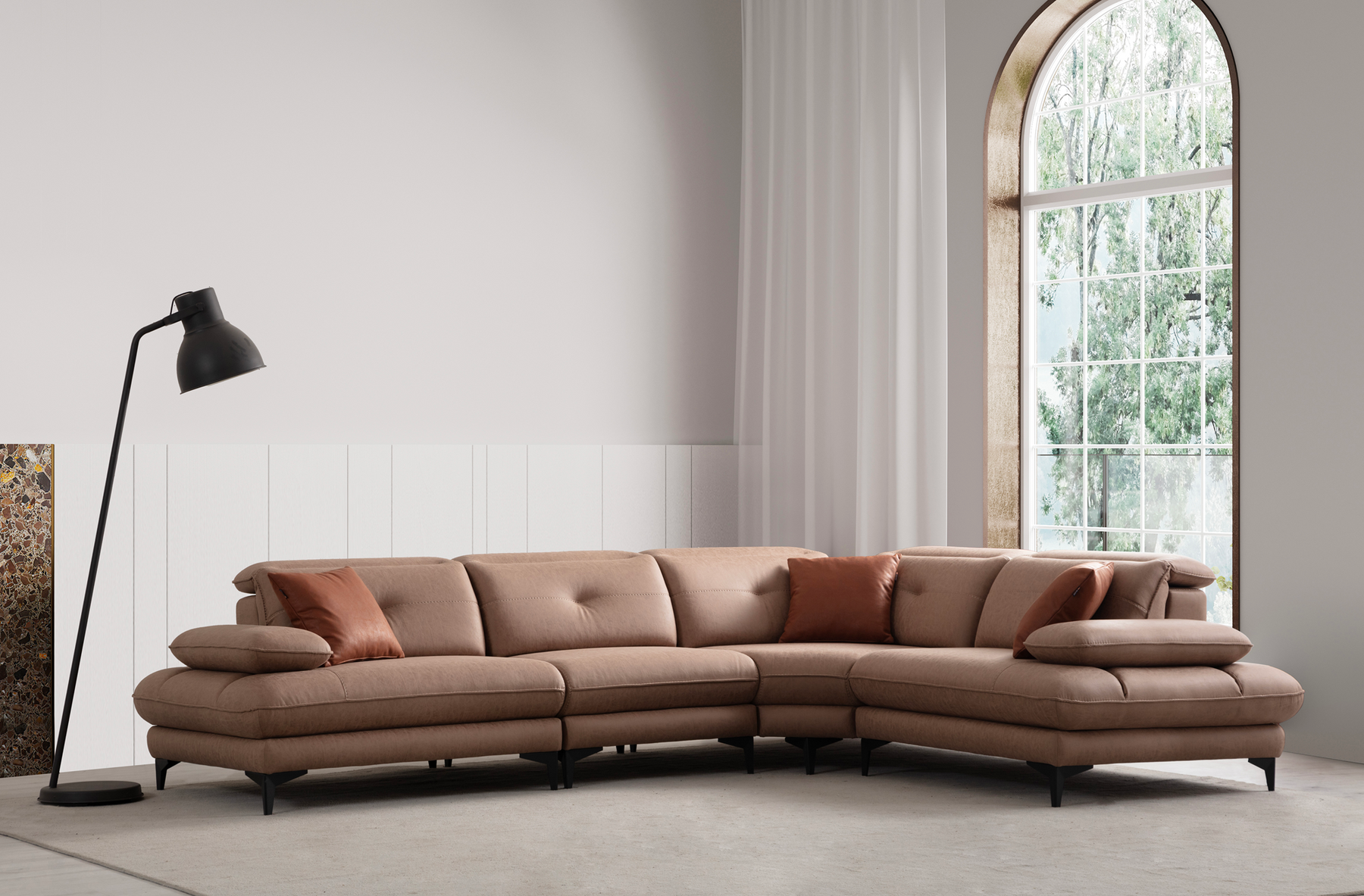 Torino Corner Sofa by Netline Interiors
