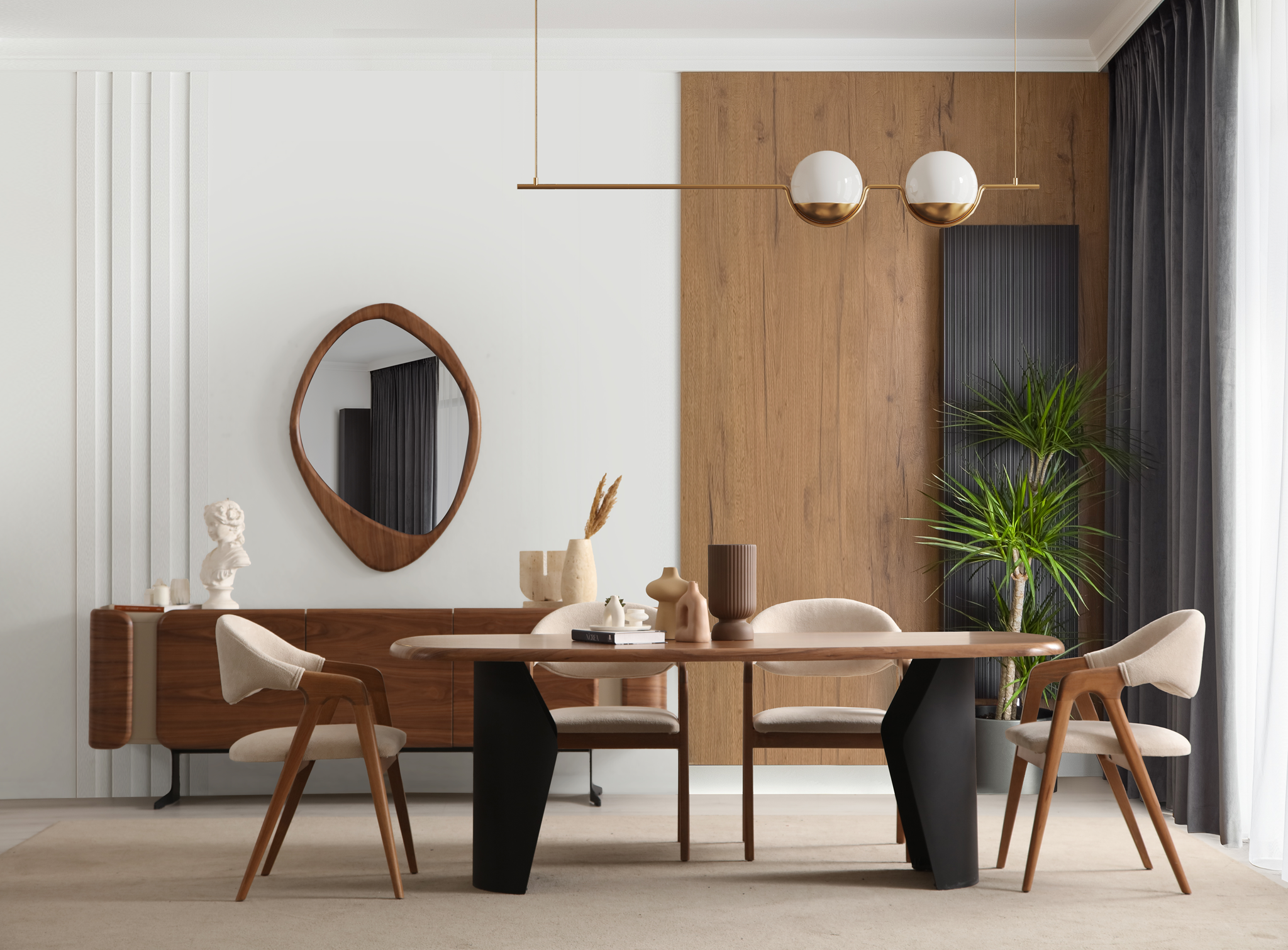 Netline Home Milano Dining Table and Chairs