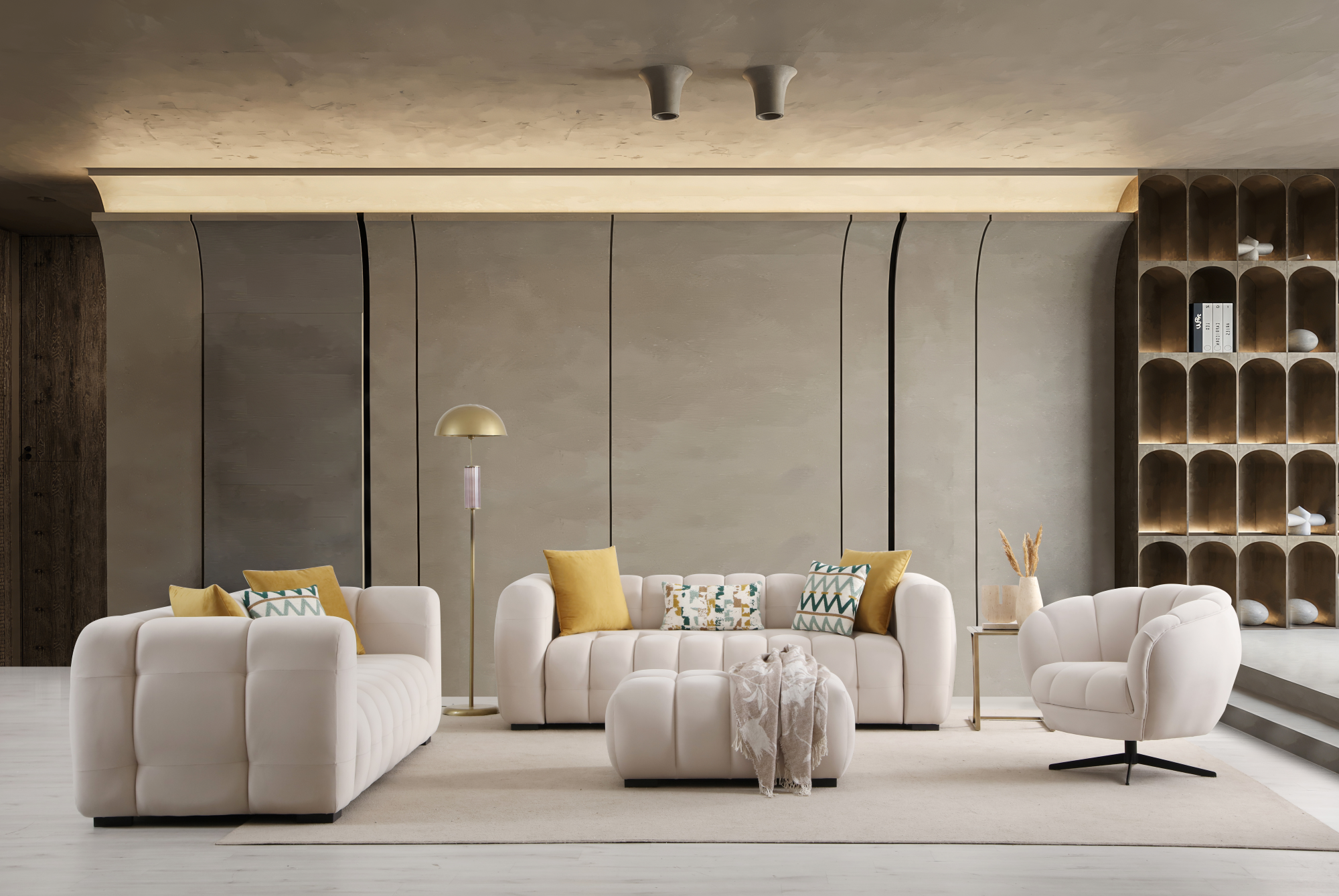 Modern Estanze Yataklı Sofa by Netline Home Interior, showcasing a stylish sofa bed with clean lines and contemporary design.