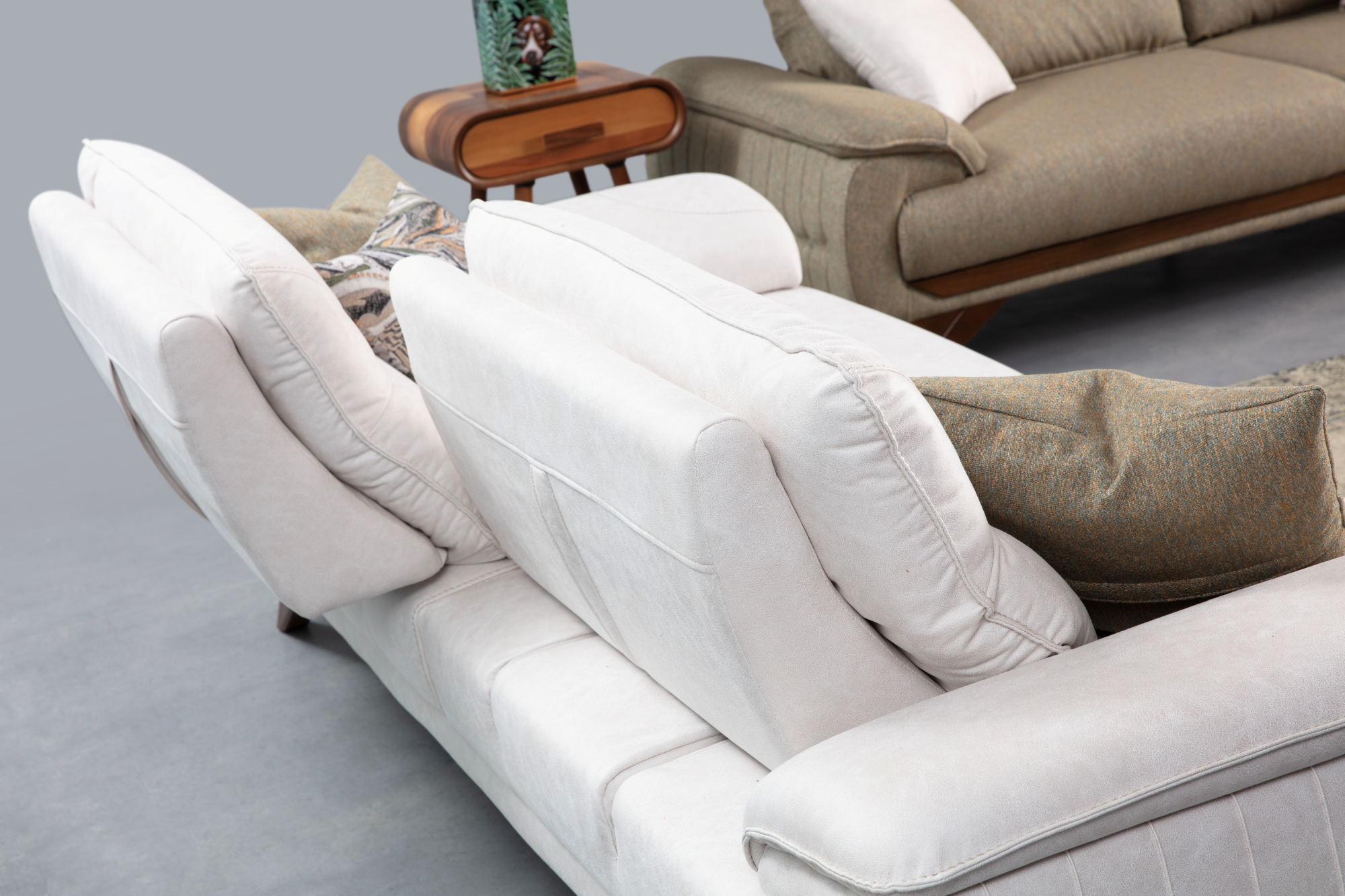 Netline Home Interior Togo 2 Seater Sofa, compact living room furniture with comfortable cushioned seating and modern design.