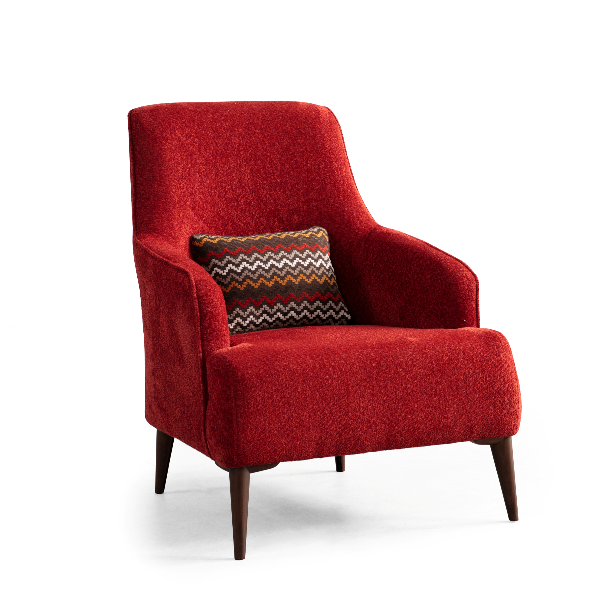 Netline Home Interior Rita armchair with plush upholstery and modern design, perfect for comfortable accent seating in living spaces.