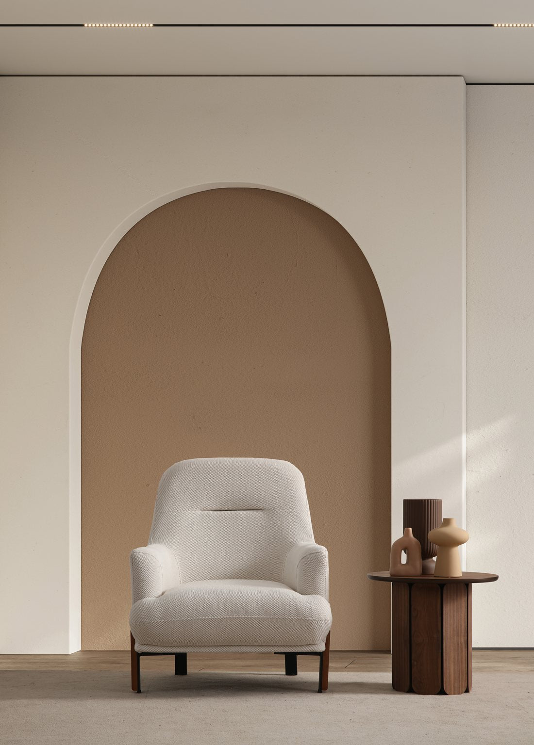 Netline Home Cratos wood armchair