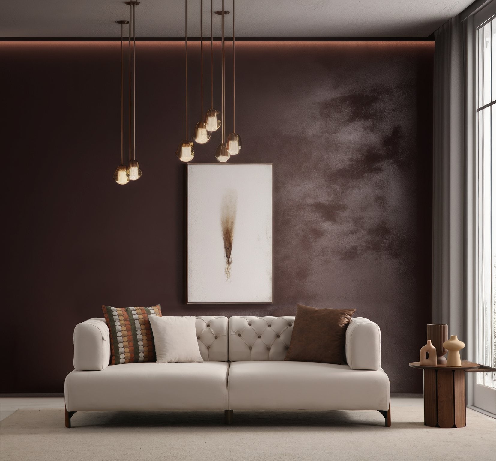 Netline Home Cratos wood 3-seater sofa bed