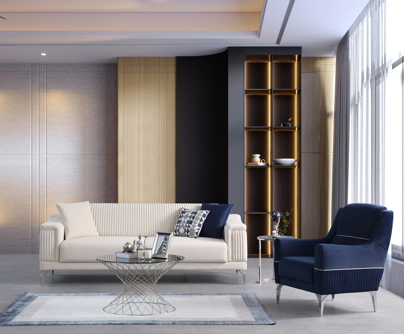 Pedro 2-Seater Sofa by Netline Interiors