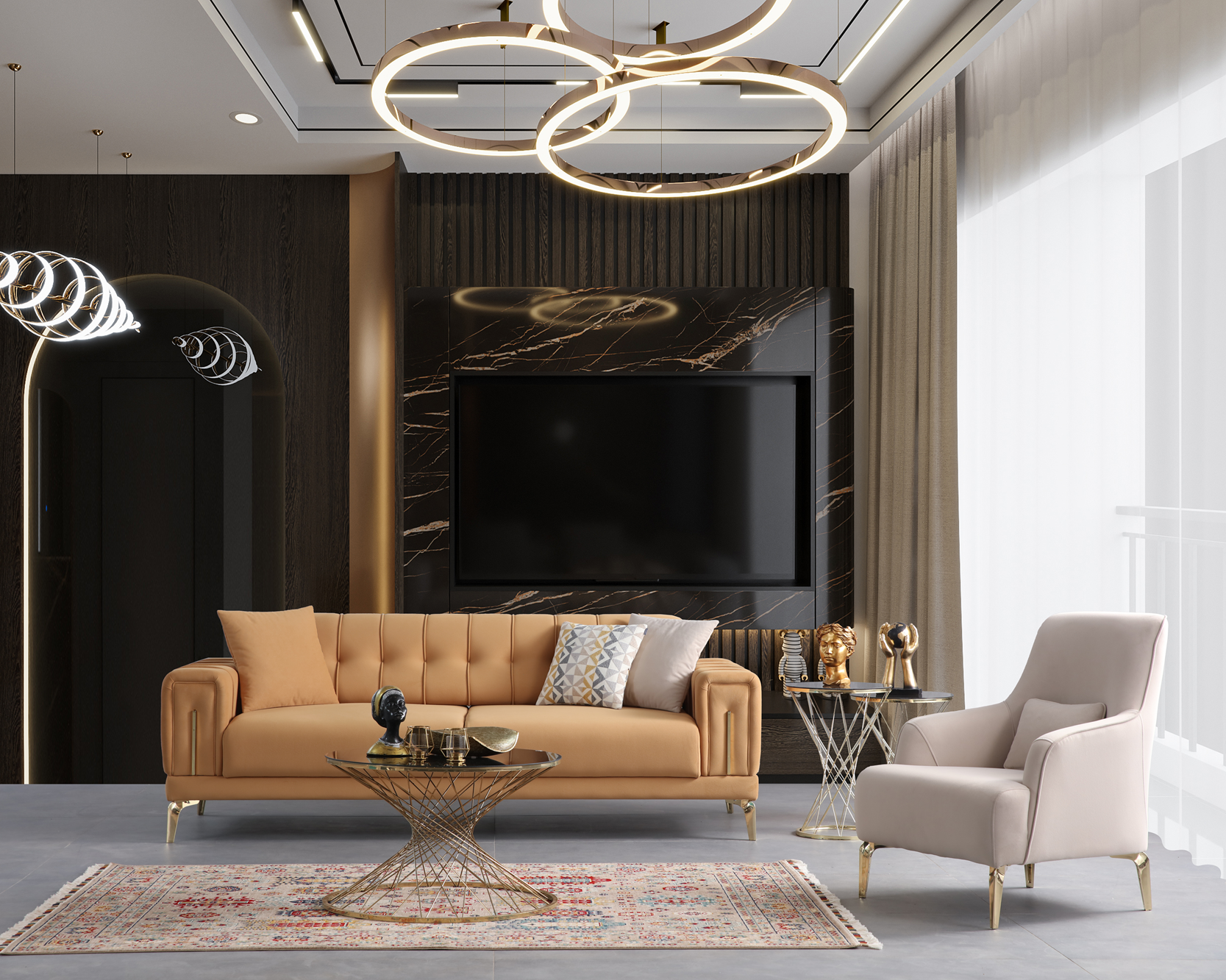 Elit 3 Seater Sofa (K) by Netline Interiors