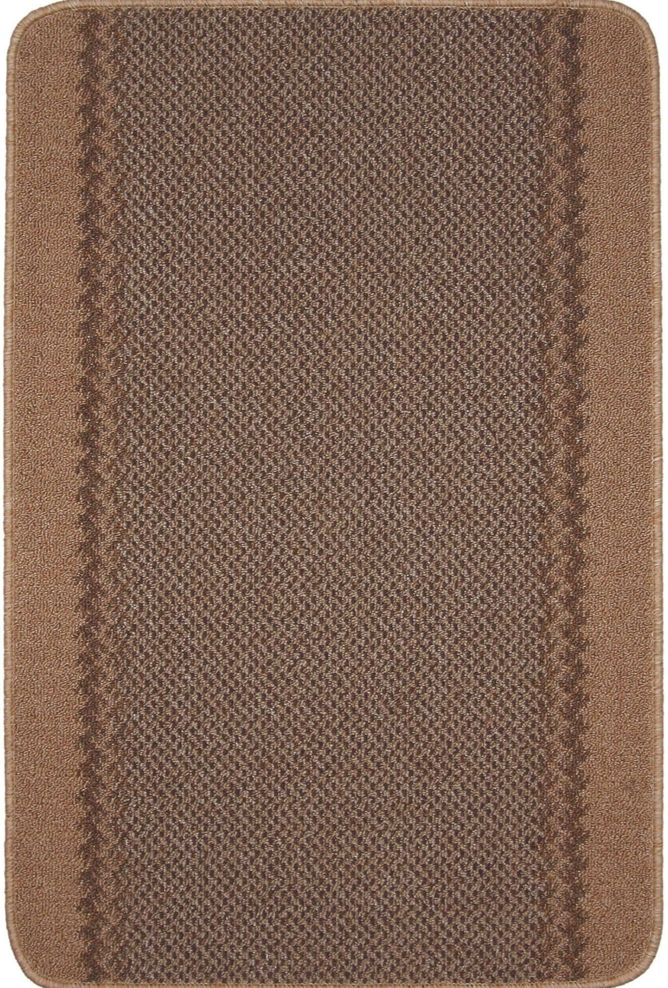 Washable Bordered Beige Rug | 116B