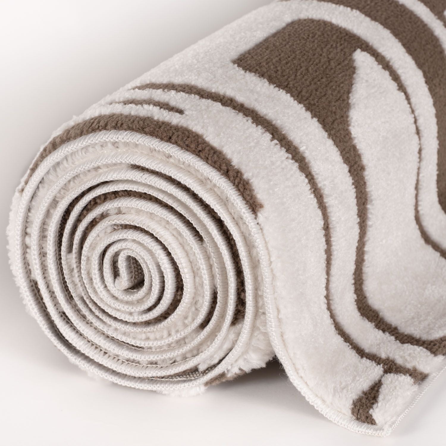 Loft Abstract Brown Rug