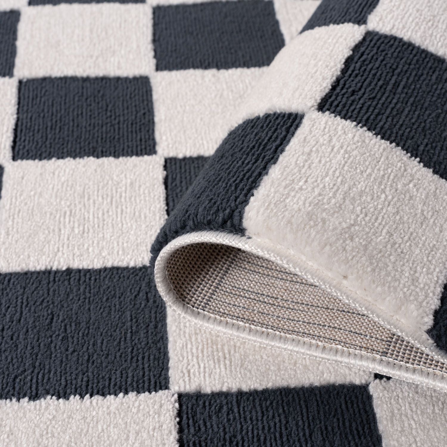 Loft Checkerboard Blue Rug