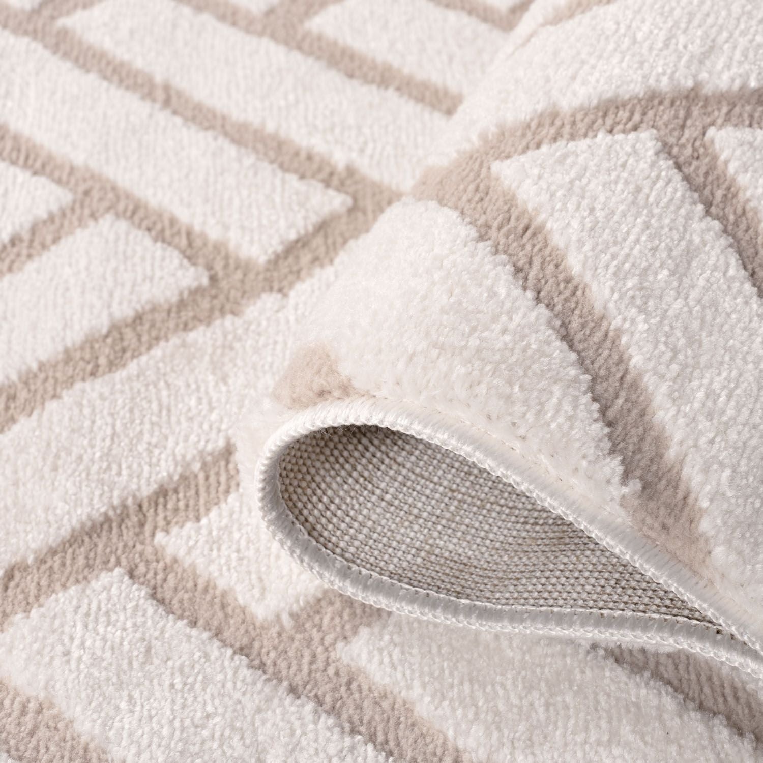 Loft Chevron Beige Rug