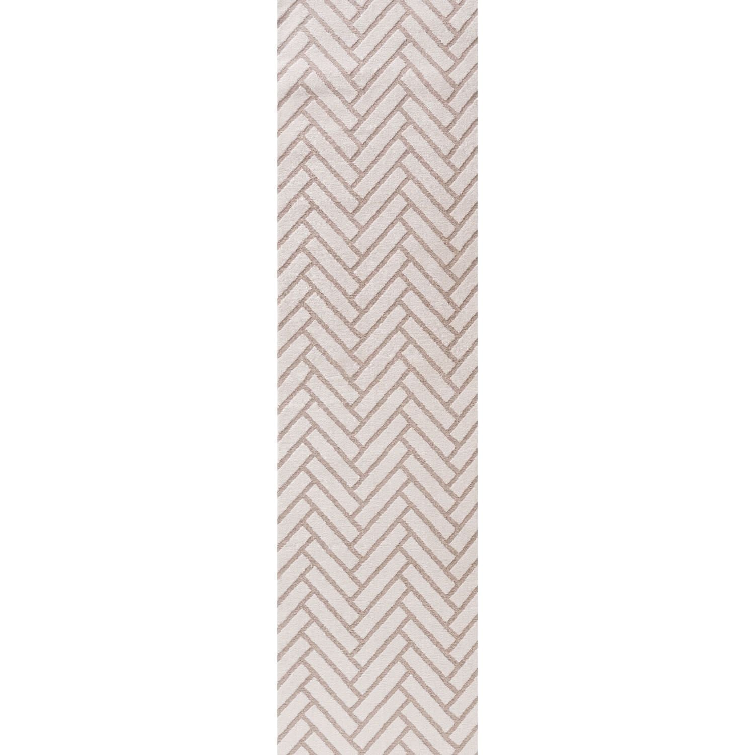 Loft Chevron Beige Rug