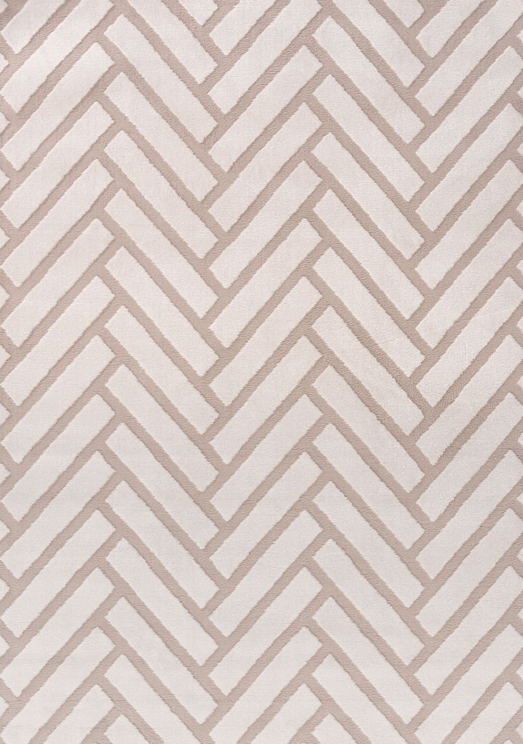 Loft Chevron Beige Rug
