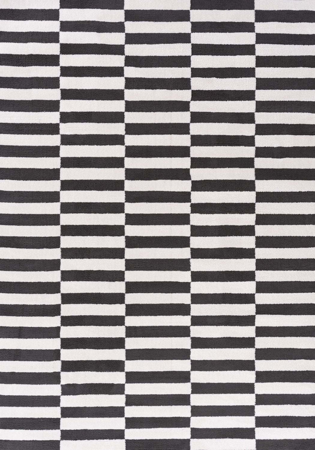 Loft Striped Dark Grey Rug