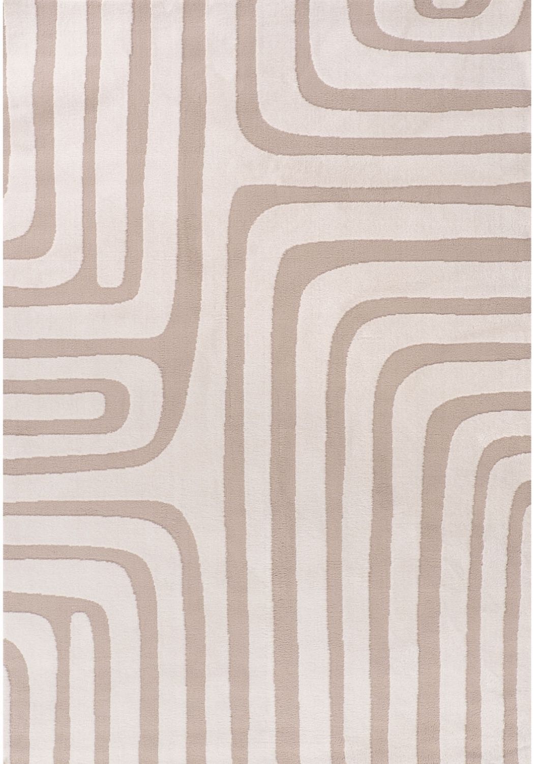 Loft Geometric Beige Rug