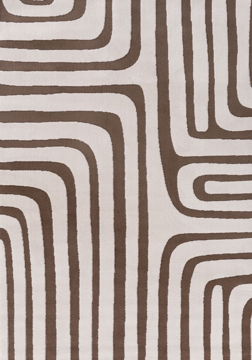 Loft Geometric Brown Rug